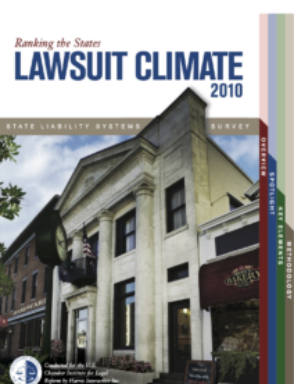 Law Firm building: Ranking the States Lawsuit Climate