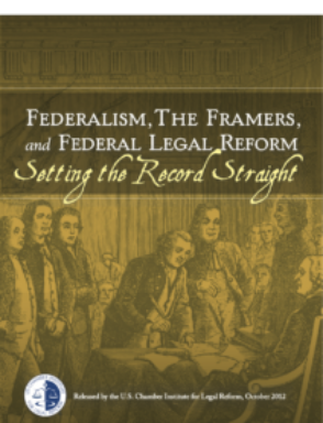 Founding Fathers signing the Constitution: Federalism, The Framers and Federal Legal Reform - Setting the Record straight