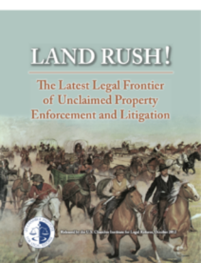 Settlers racing on wagons and horses: Land Rush