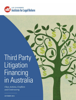 A tree with money symbols growing off branches: Third Party Litigation Financing in Australia