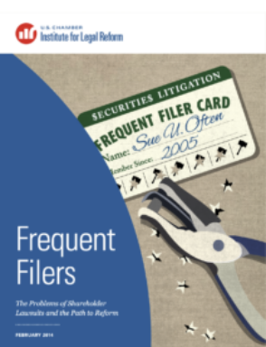 A punch card filled with holes: Frequent Filers