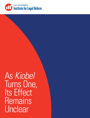 Red and Blue Generic Covers for Old Research: As Kiobel Turns One, Its Effect Remains Unclear