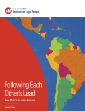 A colorful map with South America: Following Each Other's Lead