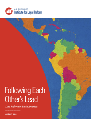 A colorful map with South America: Following Each Other's Lead