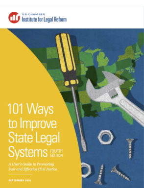 A United States map being under repair: 101 Ways to Improve State Legal Systems
