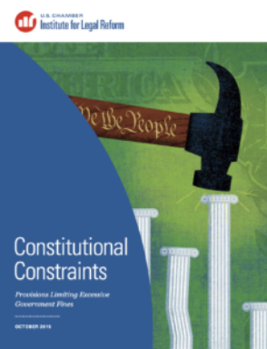 Giant hammer engraved with we the people hammering a pillar: Constitutional Constraints