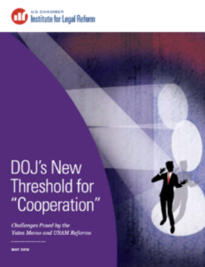 Business man caught in the spot light: DOJ's New Threshold for Cooperation