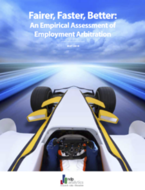 Formula one car: Fairer, Faster, Better An Empirical Assessment of Employment Arbitration
