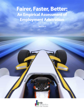 Formula one car: Fairer, Faster, Better An Empirical Assessment of Employment Arbitration