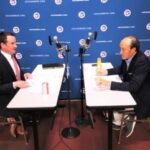 Steven Lehotsky and Harold H. Kim on a podcast