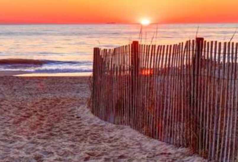 A sandy beach in Delaware