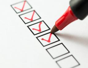 Compliance checklist