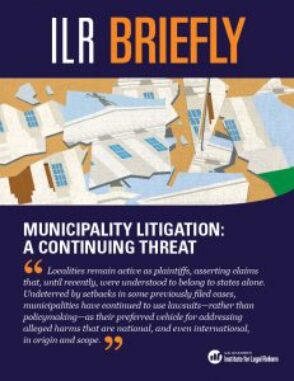 ILR Briefly - Municipality Litigation Thumbnail