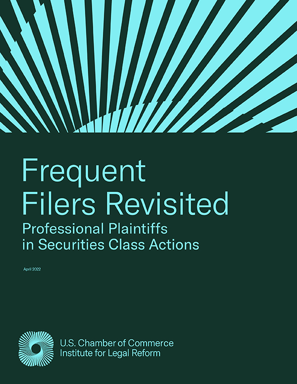 Image for Frequent Filers: The Problems of Shareholder Lawsuits and the Path to Reform