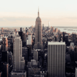 Hundreds of sky scrapers in New York city.