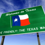 Texas Road Sign