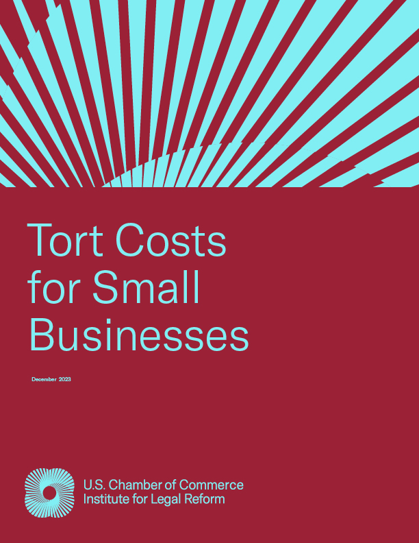 Image for The U.S. Lawsuit System Costs America’s Small Businesses $160 Billion