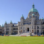 Parliament building in British Columbia Canada